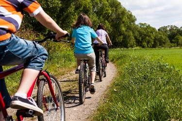 kids on bikes