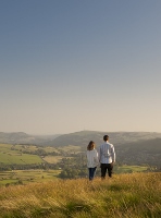 couple on hillside